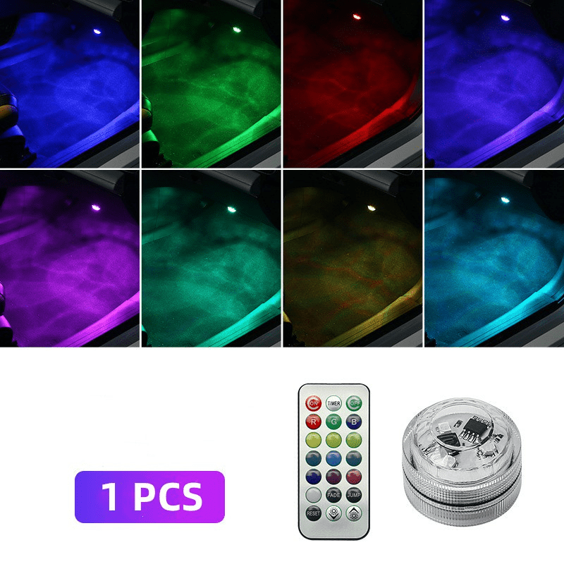 Lucent Drive 13-Color Car Interior LED Lights | Remote-Controlled Wireless Accent Kit