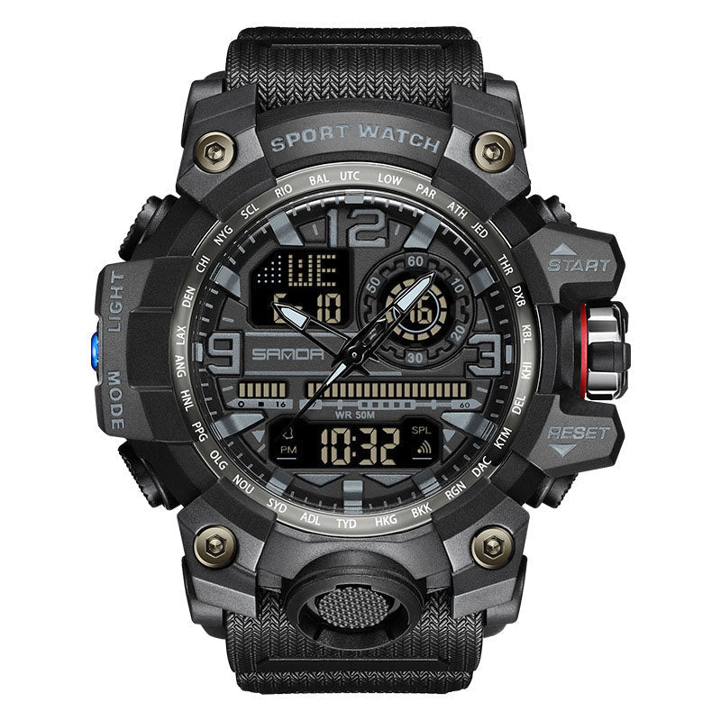 M-Series 50M Luminous Multifunction Men's Sports Watch | Day-Date Alarm Stopwatch