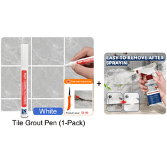 MendLine Grout Refresh Pen | Waterproof Tile Marker for Kitchens & Baths