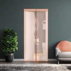 Mira Magnetic Mesh Door Screen | Auto-Close Bug Barrier for Easy Walk-Through Entry
