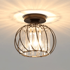 Modern Black Glass Globe Pendant Light Fixture for Elegant Interiors