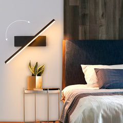 Modern Rotatable Wall Light Fixture – Sleek Aluminum Design for Home and Office