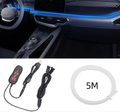 NeonFlow Car LED Interior Light Strip | Music Sync, USB Power, App Control