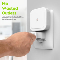 NimbleBeam Plug-In LED Night Light | Warm Square Guide Light