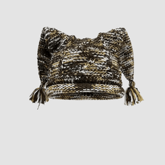 Nora Women's Beanie | Handcrafted Knit with Tassels, Cute Design
