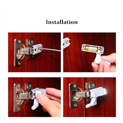 Automatic Cabinet LED Hinge Light (10 pcs Set) 💡🚪