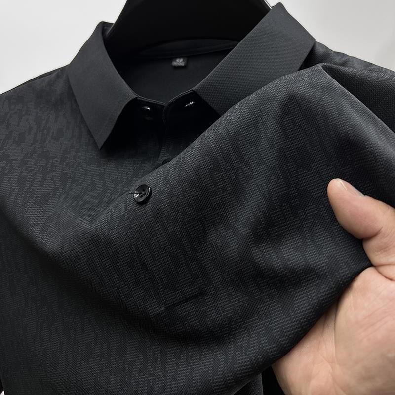 Parker Men's Polo Shirt | Wrinkle-Resistant Frost Silk