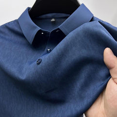 Parker Men's Polo Shirt | Wrinkle-Resistant Frost Silk