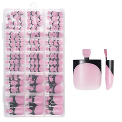 PearlFit Press-On Toenails | 150-Piece Easy Manicure Set With Soft Gel Base