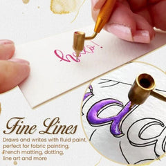 Perfect training stylus for fluid calligraphy
