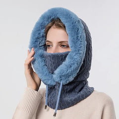 Pine Knitted Hood | Soft Fabric, Full Coverage