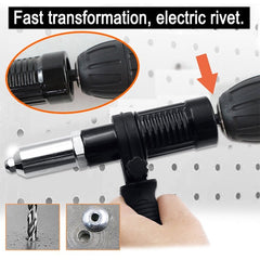 Rapid-Set Drill Fastener Adapter Kit | Alloy Steel Tool With 120 Blind Fasteners