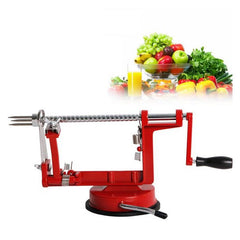 RapidTurn Apple Prep Station | Manual Peeler, Corer & Spiral Slicer