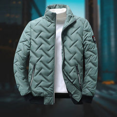 Renzoy Men's Puffer Jacket | Classic Winter Coat for Warmth and Style