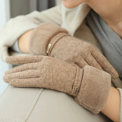 Rosa Women's Ski Gloves | Soft Fleece Lining, Warm Winter Handwear