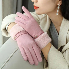 Rosa Women's Ski Gloves | Soft Fleece Lining, Warm Winter Handwear