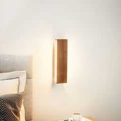Rotatable Wood LED Wall Light – Modern Wall Sconce with Adjustable Direction for Home Interiors