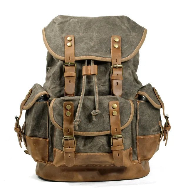 Rover Travel Backpack | Durable Waxed Canvas, Water-Resistant