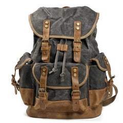 Rover Travel Backpack | Durable Waxed Canvas, Water-Resistant