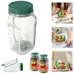 Savor Salad Pod | Leakproof Food Storage Container for Fresh Fruits and Vegetables