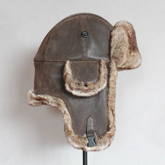 Siberian Trooper Winter Hat | Plush Synthetic Fur, Ear Flap Design
