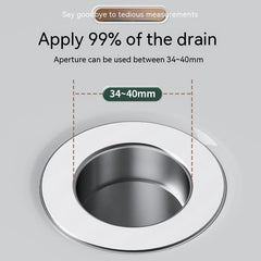 Sink Drain Stopper | Pop-Up Press Bounce | Stainless Steel Hair Catcher