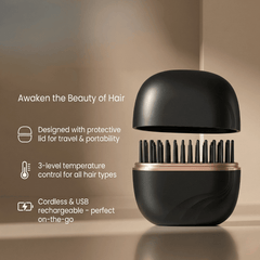 SleekMaster™ — Command Head-Turning Shine and Banish Frizz Anywhere, Anytime