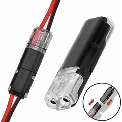 SnapLink 2-Pin Lever Wire Connectors | Tool-Free LED Strip Wiring