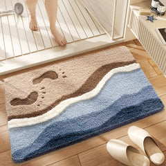 Soft Microfiber Plush Rug with Non-Slip Backing – Cozy Floor Mat for Home Décor