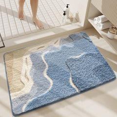Soft Microfiber Plush Rug with Non-Slip Backing – Cozy Floor Mat for Home Décor
