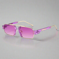 Sola Angular Sunglasses | Translucent Acetate Frame