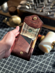 Sorrin Leather Wallet | Handmade Full Grain with Pen Slot