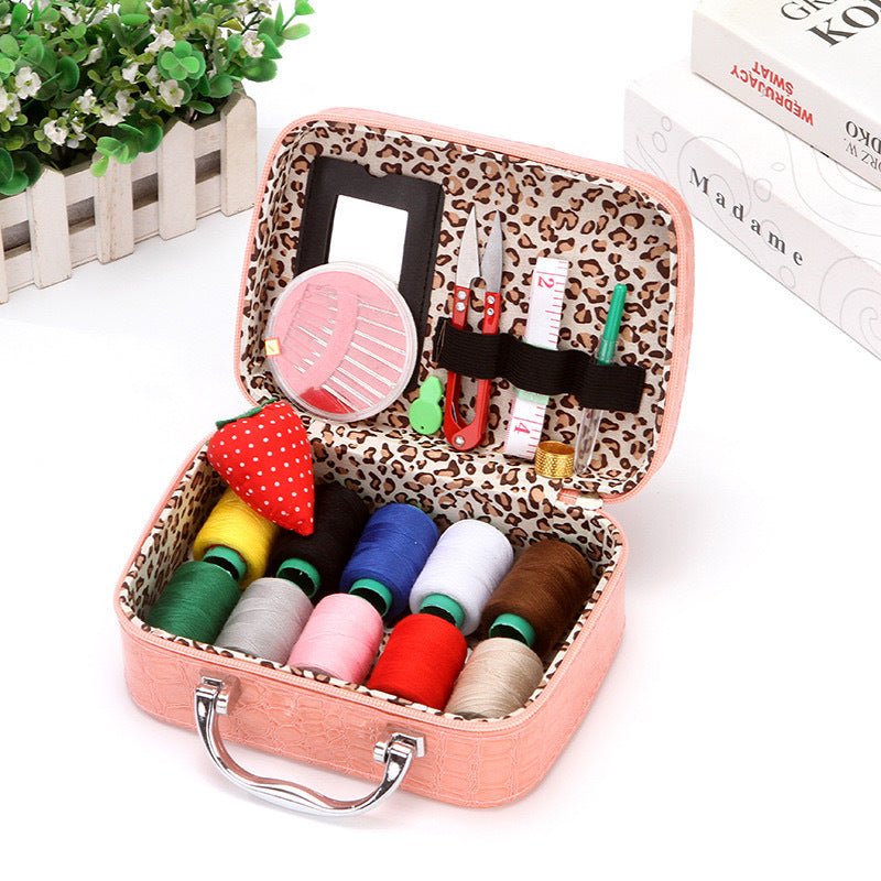 StitchReady Travel Sewing Kit | Compact Storage Case with Needles, Thread & Scissors