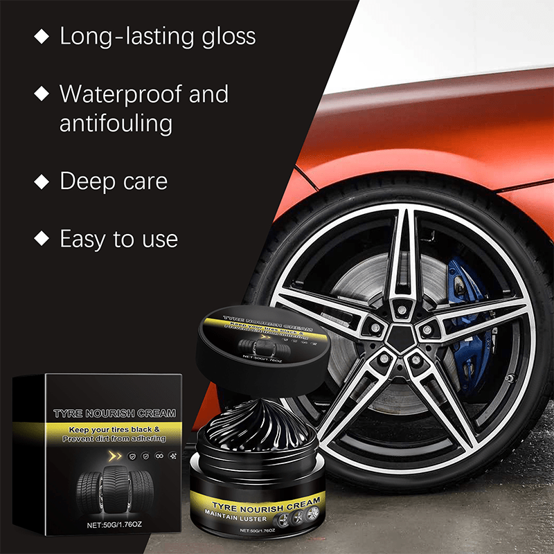 TerraBlack Sidewall Renewal Wax | Dark Shine, UV Shield, Dirt-Resist Finish