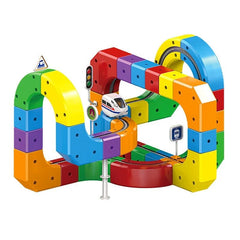 TrackLoop™ DIY Magnetic Train Track Set – Creative and active