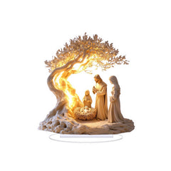Tree of Life Acrylic Wall Art Decor – Modern Home Decor for Living Room or Office, Symbol of Growth and Resilience