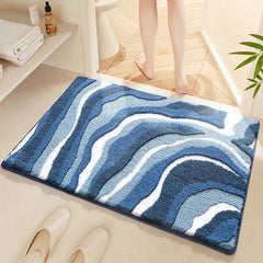 Ultra-Absorbent Microfiber Bath Rug with Non-Slip Backing – Plush Comfort for Bathroom Safety