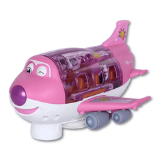 WhirlJet Electric Airplane Toy | Lights, Music, Sensor Navigation & 3 Figures