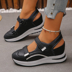 Willow Breathable Cut-Out Walking Shoes | Adjustable Straps | Lightweight Sole