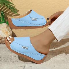 Willow Wedge Slide Sandals | Cushioned Insole & Lightweight Lift