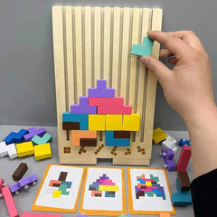 Wooden Tabletop Puzzle for Adults – Relaxation, Mindfulness & Concentration