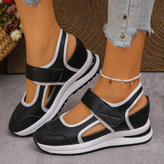Wren Airflow Walking Shoes | Adjustable Strap Fit | Cushioned Platform Sole