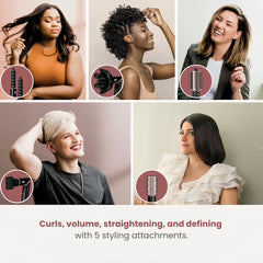 Zavonix StylePro™ - 5-in-1 Hair Dryer & Styling Tool