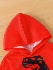 Children's Dinosaur Long Sleeve Hoodie and Pants Set 