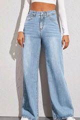 High Waist Wide Leg Jeans 