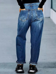 Wide Leg Jeans with Pockets 