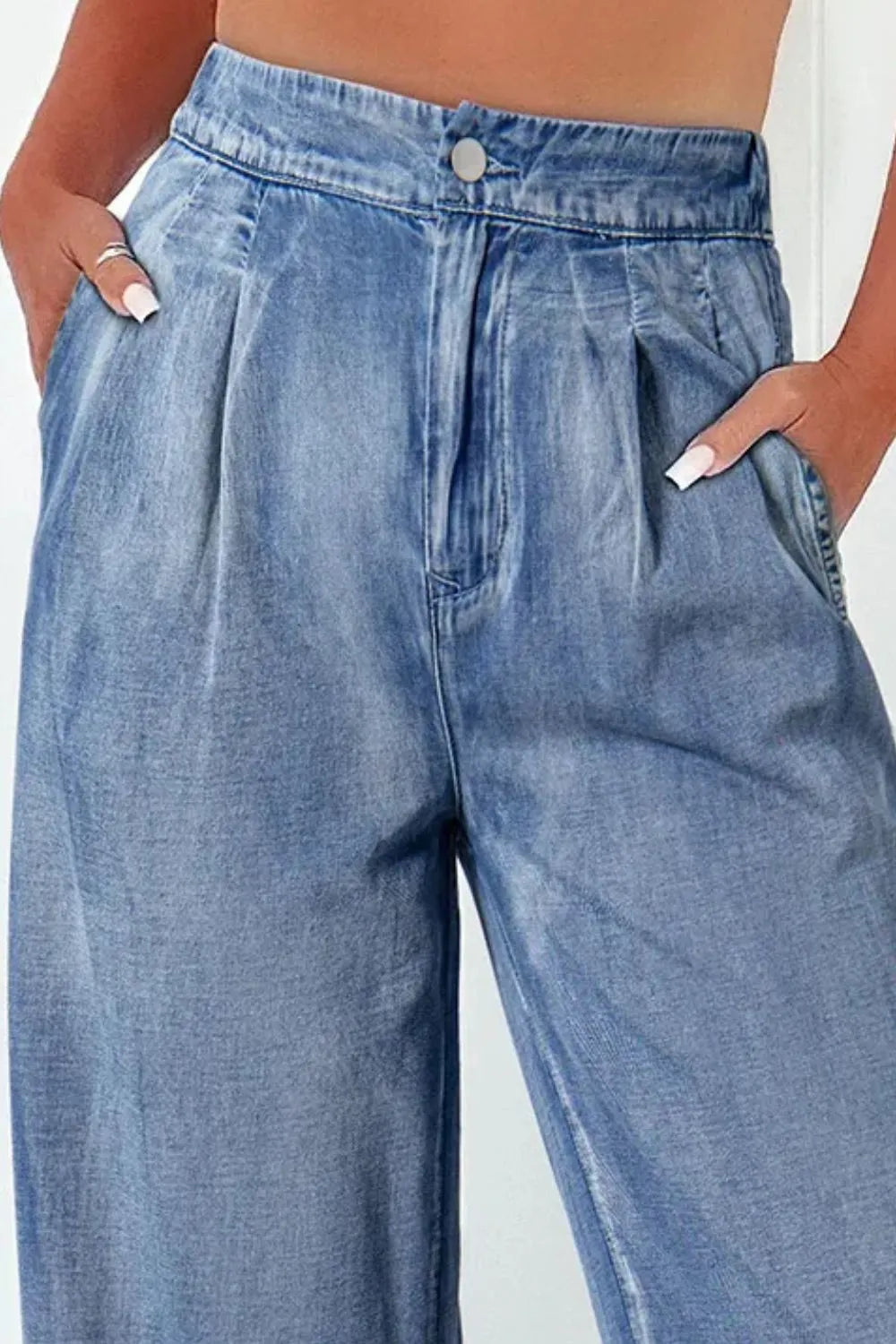 High Waist Wide Leg Jeans 