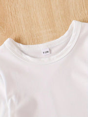 Children's Graphic Long Sleeve Top and Pants Set 