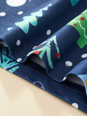Children's Christmas Tree Long Sleeve Pajama Set 