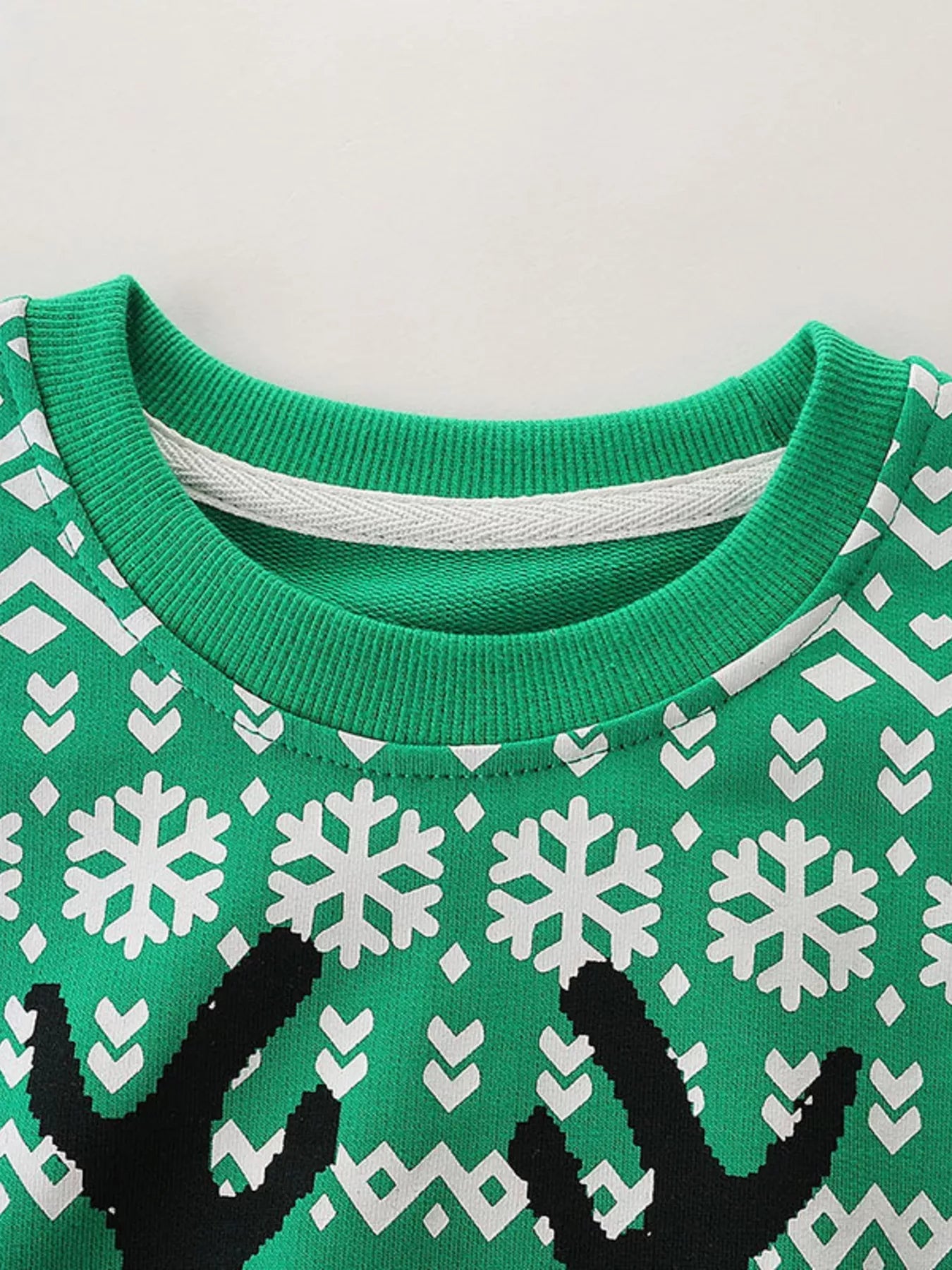 Children's Reindeer Graphic Christmas Sweatshirt 